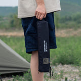 Maxbell Camping Stool Wear Resistant Seat Folding Stool for Traveling Lounge Camping Black