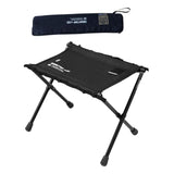 Maxbell Camping Stool Wear Resistant Seat Folding Stool for Traveling Lounge Camping Black