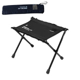 Maxbell Camping Stool Wear Resistant Seat Folding Stool for Traveling Lounge Camping Black