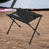 Maxbell Camping Stool Wear Resistant Seat Folding Stool for Traveling Lounge Camping Black