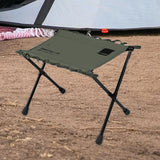 Maxbell Camping Stool Wear Resistant Seat Folding Stool for Traveling Lounge Camping Green