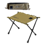 Maxbell Camping Stool Wear Resistant Seat Folding Stool for Traveling Lounge Camping Khaki