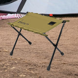 Maxbell Camping Stool Wear Resistant Seat Folding Stool for Traveling Lounge Camping Khaki
