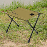 Maxbell Camping Stool Wear Resistant Seat Folding Stool for Traveling Lounge Camping Khaki