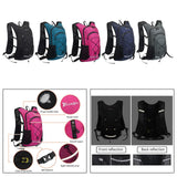 Maxbell Hydration Pack Women Men Hiking Backpack Cycling Backpack Running Water Pack Black