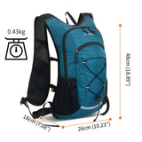 Maxbell Hydration Pack Women Men Hiking Backpack Cycling Backpack Running Water Pack Blue