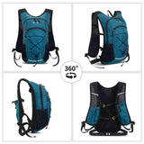 Maxbell Hydration Pack Women Men Hiking Backpack Cycling Backpack Running Water Pack Blue