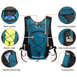 Maxbell Hydration Pack Women Men Hiking Backpack Cycling Backpack Running Water Pack Blue