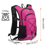 Maxbell Hydration Pack Women Men Hiking Backpack Cycling Backpack Running Water Pack Rose Red