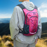 Maxbell Hydration Pack Women Men Hiking Backpack Cycling Backpack Running Water Pack Rose Red