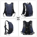 Maxbell Hydration Pack Women Men Hiking Backpack Cycling Backpack Running Water Pack Dark Blue