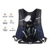 Maxbell Hydration Pack Women Men Hiking Backpack Cycling Backpack Running Water Pack Dark Blue