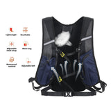 Maxbell Hydration Pack Women Men Hiking Backpack Cycling Backpack Running Water Pack Dark Blue