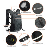 Maxbell Hydration Pack Women Men Hiking Backpack Cycling Backpack Running Water Pack Grey