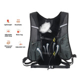 Maxbell Hydration Pack Women Men Hiking Backpack Cycling Backpack Running Water Pack Grey