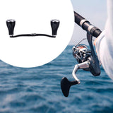 Maxbell Fishing Reel Handle Strong Aluminum Alloy Practical Crank Handle Replacement Silver