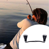 Maxbell Fishing Reel Handle Strong Aluminum Alloy Practical Crank Handle Replacement Silver