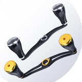 Maxbell Fishing Reel Handle Strong Aluminum Alloy Practical Crank Handle Replacement Silver