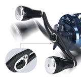 Maxbell Fishing Reel Handle Strong Aluminum Alloy Practical Crank Handle Replacement Silver