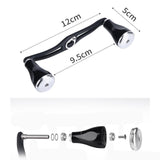 Maxbell Fishing Reel Handle Strong Aluminum Alloy Practical Crank Handle Replacement Silver
