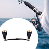 Maxbell Fishing Reel Handle Strong Aluminum Alloy Practical Crank Handle Replacement Gold