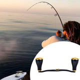 Maxbell Fishing Reel Handle Strong Aluminum Alloy Practical Crank Handle Replacement Yellow