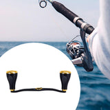Maxbell Fishing Reel Handle Strong Aluminum Alloy Practical Crank Handle Replacement Yellow