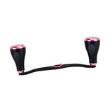 Maxbell Fishing Reel Handle Strong Aluminum Alloy Practical Crank Handle Replacement Pink