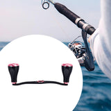 Maxbell Fishing Reel Handle Strong Aluminum Alloy Practical Crank Handle Replacement Pink