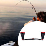 Maxbell Fishing Reel Handle Strong Aluminum Alloy Practical Crank Handle Replacement Red