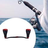 Maxbell Fishing Reel Handle Strong Aluminum Alloy Practical Crank Handle Replacement Red