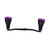 Maxbell Fishing Reel Handle Strong Aluminum Alloy Practical Crank Handle Replacement Purple