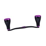 Maxbell Fishing Reel Handle Strong Aluminum Alloy Practical Crank Handle Replacement Purple