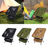 Maxbell Camping Chair Foldable with Carry Bag Folding Chair for Picnic Travel Hiking Black