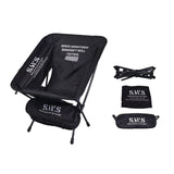 Maxbell Camping Chair Foldable with Carry Bag Folding Chair for Picnic Travel Hiking Black