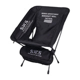 Maxbell Camping Chair Foldable with Carry Bag Folding Chair for Picnic Travel Hiking Black