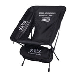 Maxbell Camping Chair Foldable with Carry Bag Folding Chair for Picnic Travel Hiking Black