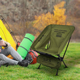 Maxbell Camping Chair Foldable with Carry Bag Folding Chair for Picnic Travel Hiking Green