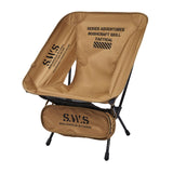 Maxbell Camping Chair Foldable with Carry Bag Folding Chair for Picnic Travel Hiking Khaki