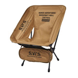 Maxbell Camping Chair Foldable with Carry Bag Folding Chair for Picnic Travel Hiking Khaki