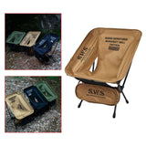 Maxbell Camping Chair Foldable with Carry Bag Folding Chair for Picnic Travel Hiking Khaki