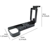 Maxbell Quick Release L Plate L Stand Support Hardware Cameras L Quick Release Plate Black