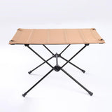 Maxbell Folding Camping Table Aluminum Alloy Camping Desk for Travel BBQ Backpacking Khaki