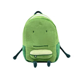 Maxbell Plush Backpack Soft Zipper Closure Travel Bag Cartoon Shoulder Bag for Women