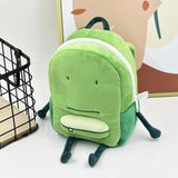 Maxbell Plush Backpack Soft Zipper Closure Travel Bag Cartoon Shoulder Bag for Women