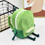 Maxbell Plush Backpack Soft Zipper Closure Travel Bag Cartoon Shoulder Bag for Women