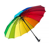 Maxbell Stick Umbrella 16 Ribs Extra Large Waterproof Strong Automatic Open Umbrella