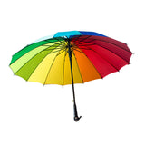 Maxbell Stick Umbrella 16 Ribs Extra Large Waterproof Strong Automatic Open Umbrella