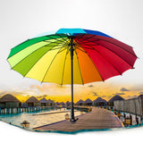 Maxbell Stick Umbrella 16 Ribs Extra Large Waterproof Strong Automatic Open Umbrella