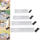 Maxbell Camping Stove Windscreen Gas Burner Wind Protector for Hiking Picnic Cooking 10 Plates